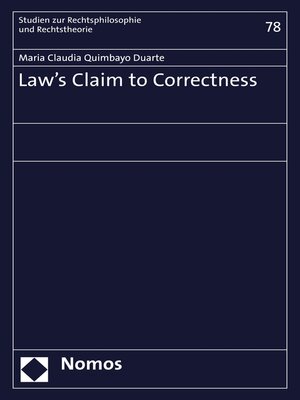 cover image of Law´s Claim to Correctness